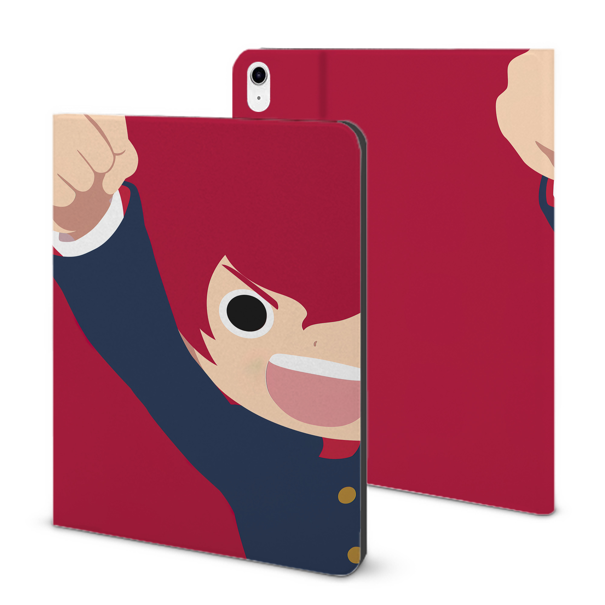 （画像用） 妖怪ウォッチ Yo-kai Watch IPad ケース ブック型 PUレザー TPU 耐衝撃 軽量 薄型 ペン収納なし 全面保護 IPad 各モデル対応